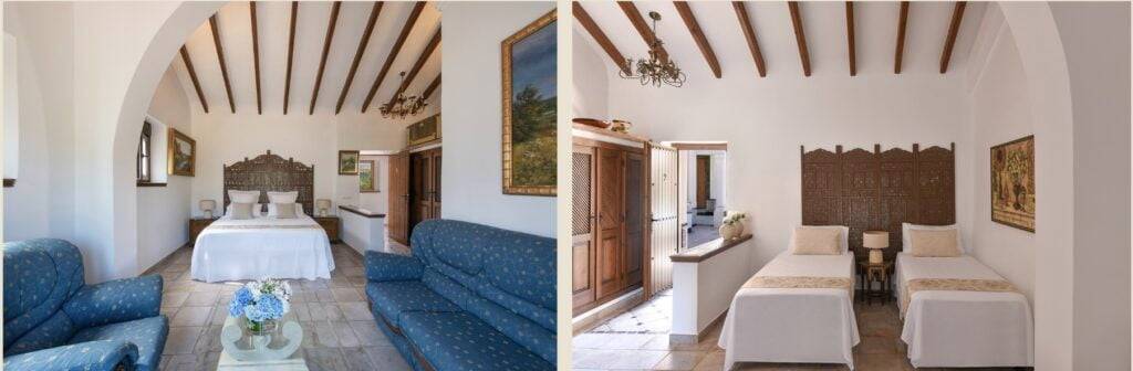 Double rooms at La Esperanza Granada