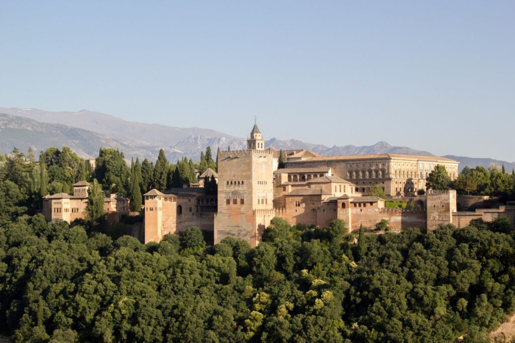 Albaicín view of the Alhambra at sunset