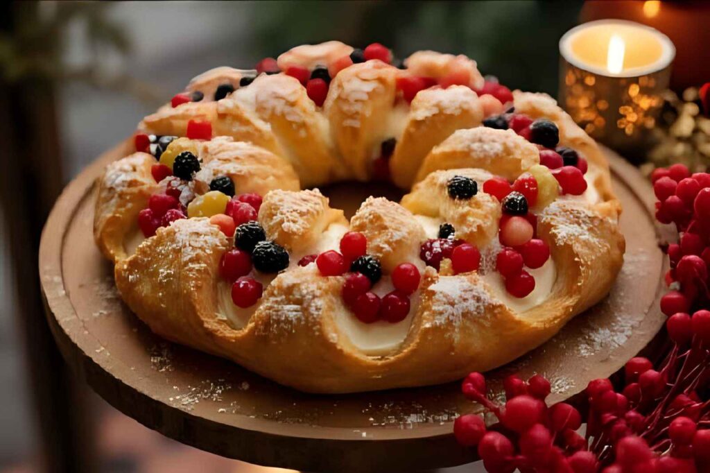 Roscon is the traditional food eaten during the morning of January 6, the Feast of the Three Kings, which is also the last day of festivities for Christmas in Granada