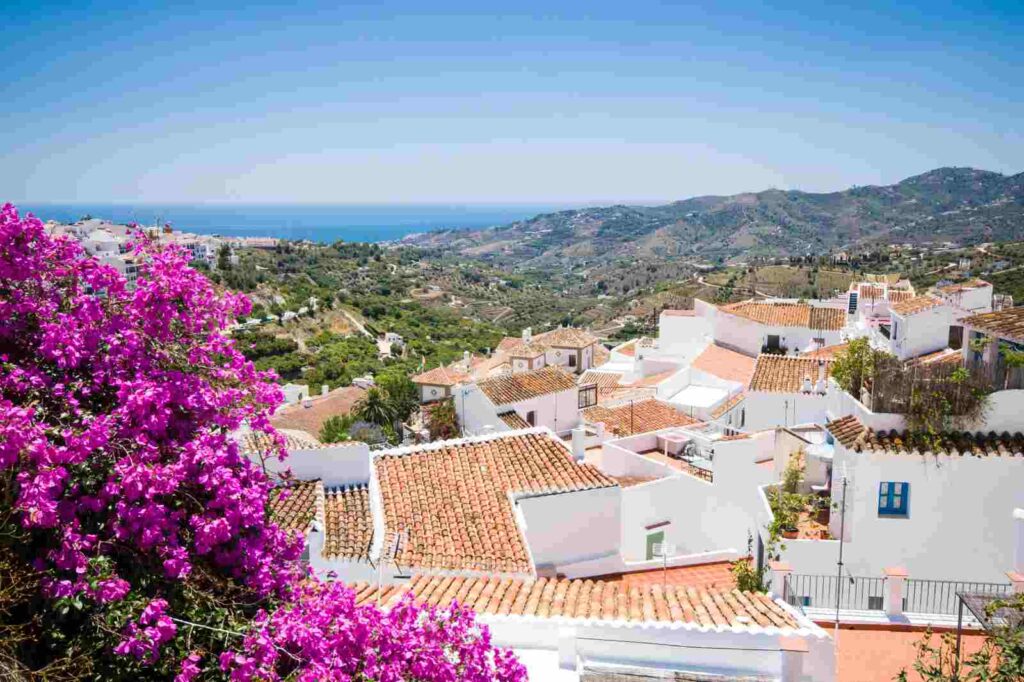 A day trip to Frigiliana is easy from La Esperanza Granada or from Malaga.